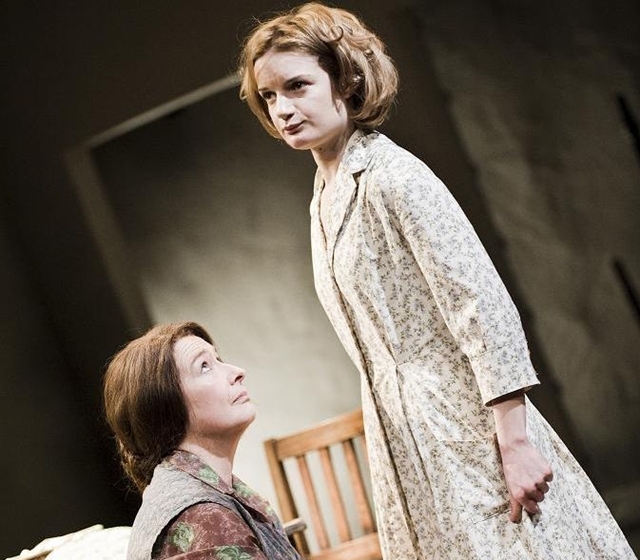 Eleanor Methven and Aoife Duffin in the Abbey Theatre production of CHRIST DELIVER US! by Thomas Kilroy, directed by Wayne Jordan. Photo: Ros Kavanagh