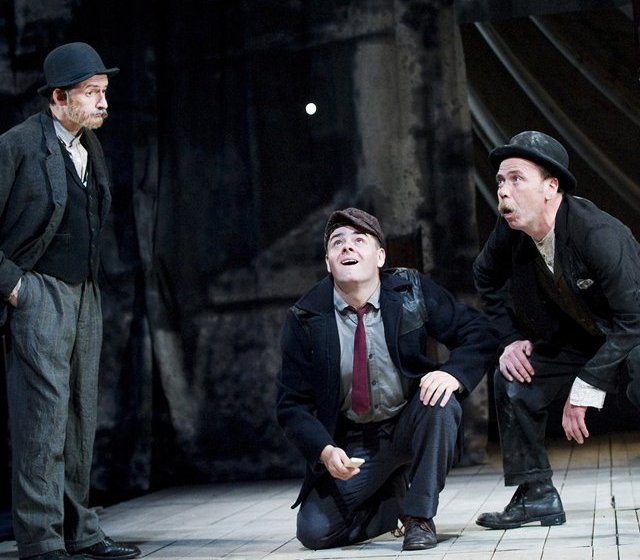 Frankie McCafferty, Laurence Kinlan and Joe Hanley in the Abbey Theatre production of 'The Plough and the Stars' by Sean O’Casey. Photo: Ros Kavanagh