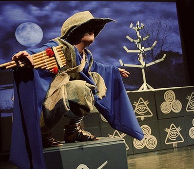 Robert Duff as Papageno in Glasthule Opera's production of 'The Magic Flute'.