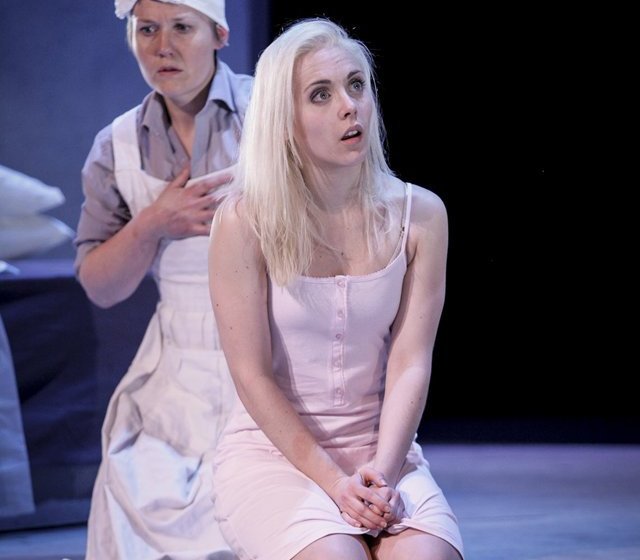Amy Conroy and Megan Riordan in 'Romeo and Juliet' presented by Second Age. Photo: Paul McCarthy