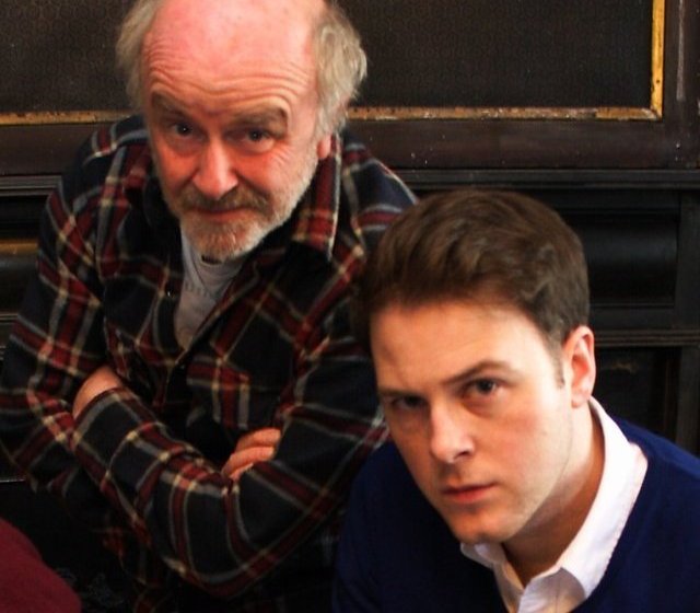 Mark Lambert and Shane O'Reilly  in 'Those Sick and Indigent' at Bewley's Café Theatre.