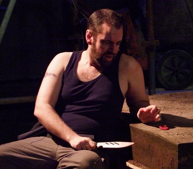 Liam O’Brien as Vinnie in 'The Revenger's Tragedy' presented by Bottom Dog Theatre. Photo: Mick Finn