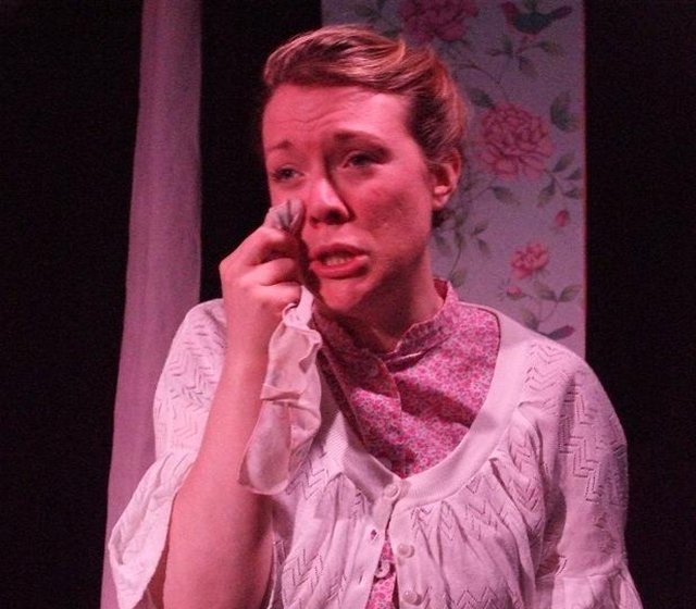 Zita Monahan as 'Earnest Young Woman' in 'A Matter of Husbands' by Ferenc Molnár. Photo: Pádraig Meehan