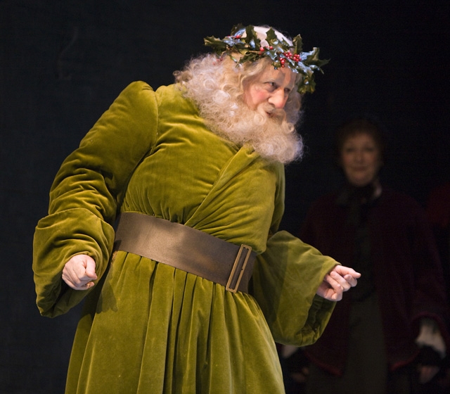 Stephen Brennan and Barbara Brennan in the 2009 Gate production of 'A Christmas Carol'. Photo Patrick Redmond
