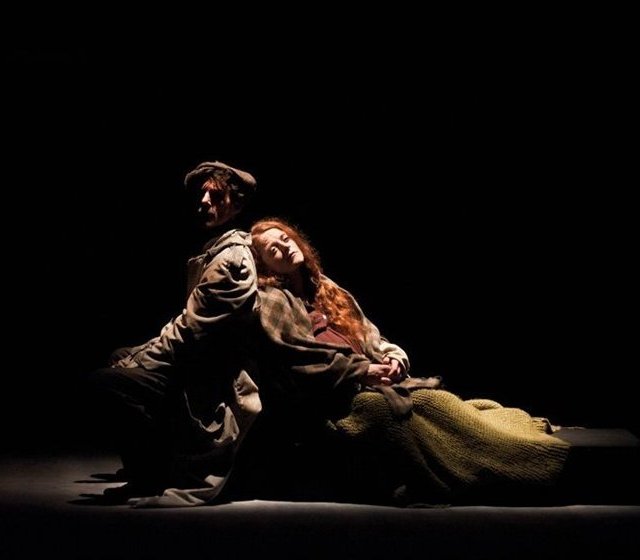 Seamus O Donnell and Emma O Grady in Mephisto's production of 'The Honey Spike'. Photo: Martin Maguire