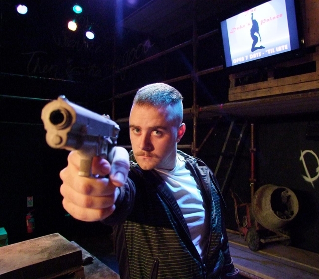 Aidan Crowe as Spaz in 'The Revenger's Tragedy' presented by Bottom Dog Theatre. Photo: Mike Finn