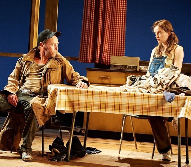 Joe Hanley and Rose O'Loughlin in the Abbey Theatre production of 'Curse of the Starving Class' by Sam Shepard. Photo: Ros Kavanagh.