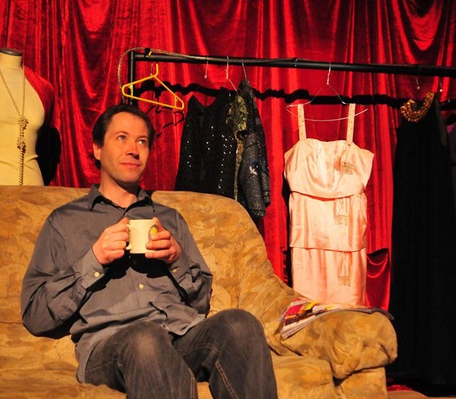 Myles Breen in 'Language UnBecoming a Woman' presented by Bottom Dog Theatre. Photo: Eamon McCarthy