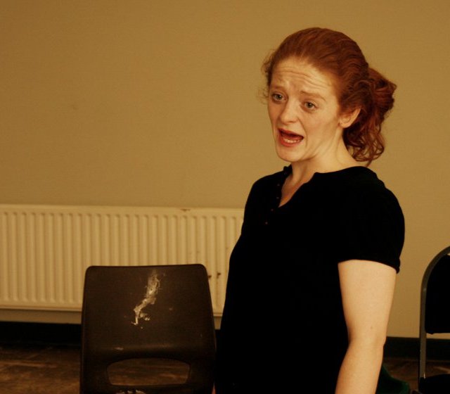 Emma O'Grady in Mephisto Theatre's production of 'Grenades' by Tara McKevitt.