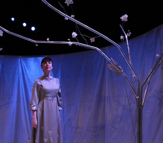 Una Kirwan in the Graffiti Theatre Company production 'Blátha Bána - White Blossoms'. Photo: Ger FitzGibbon