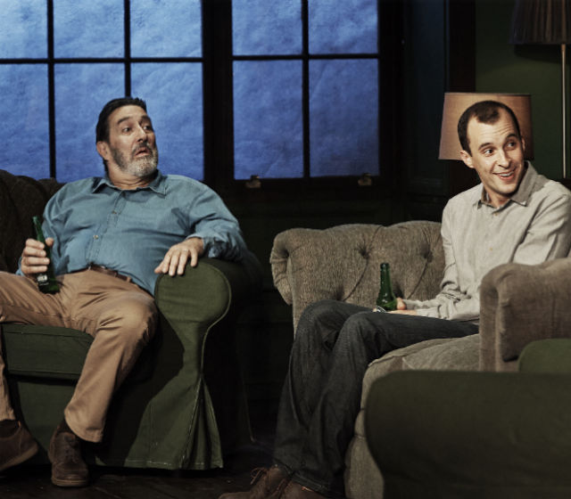 Ciarán Hinds and Tom Vaughan-Lawlor in Abbey Theatre's production of Our Few and Evil Days by Mark O'Rowe  Pic Ros Kavanagh