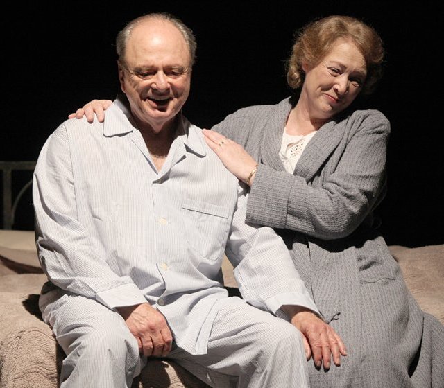 Harris Yulin & Deirdre Donnelly in the Gate Theatre production of 'Death of a Salesman' by Arthur Miller. Photo: Anthony Woods