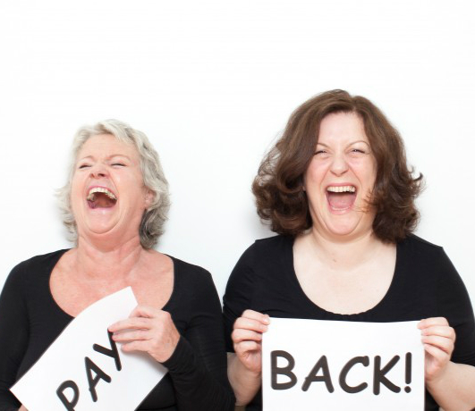 Marion O’Dwyer and Maria McDemottroe’s PAYBACK! as part of ABSOLUT Fringe