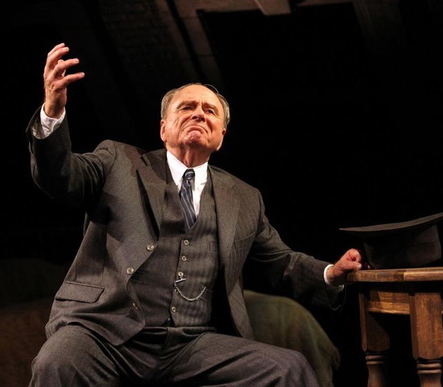 Harris Yulin as Willy Loman in the Gate Theatre production of 'Death of a Salesman' by Arthur Miller. Photo: Anthony Woods