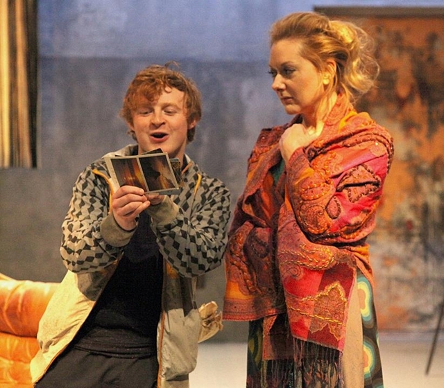 Conor MacNeill and Cathy Belton in Fishamble's production of 'Strandline' by Abbie Spallen. Photo: Anthony Woods