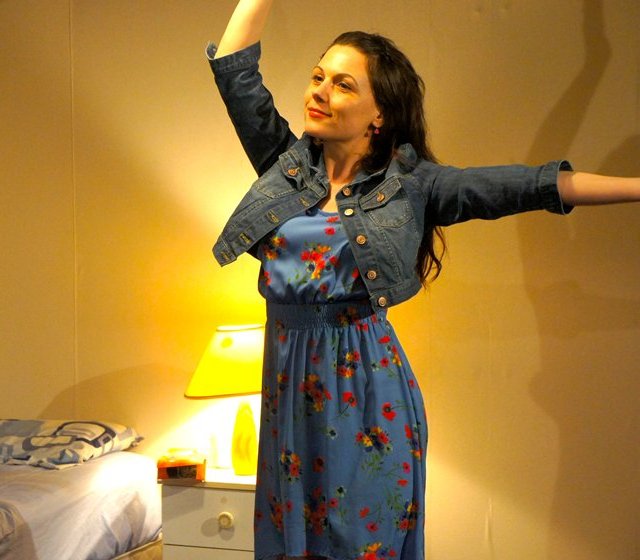 Mirjana Rendulic in 'Broken Promise Land' directed by Aoife Spillane-Hinks at Theatre Upstairs. Photo: Matthew Smyth