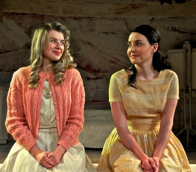 Holly Browne and Caoimhe O'Malley in 'The Country Girls' by Edna O' Brien. Photo: Conleth White