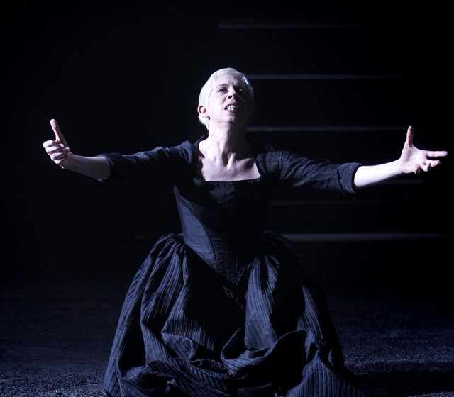 Eileen Walsh in the Abbey Theatre production of 'Macbeth' by William Shakespeare, directed by Jimmy Fay. Photo: Colm Hogan