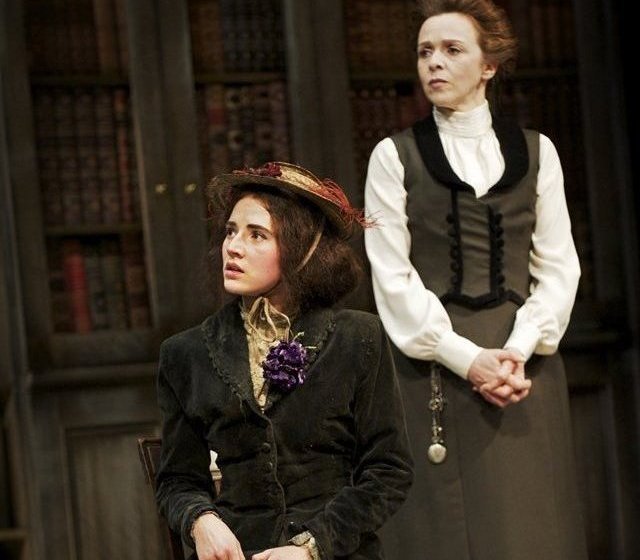 Charlie Murphy and Fiona Bell in the Abbey Theatre production of 'Pygmalion' by George Bernard Shaw. Photo: Ros Kavanagh.