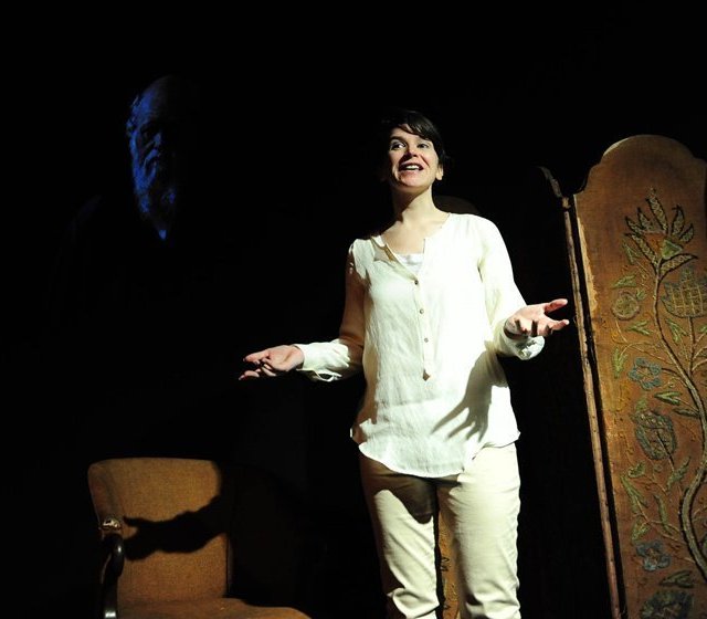Caroline Lynch in 'Darwin: A Life in Poems' adapted from the poetry of Ruth Padel. Photo: Boyd Challenger