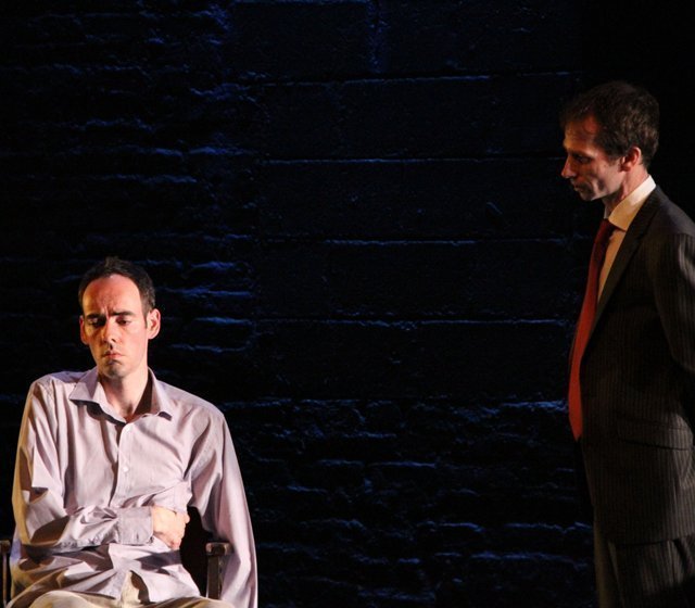 Nicholas Kavanagh and Frank Jackson in 'A Serving of Pinter' presented by Clinic Media and Moo Cow Theatre.