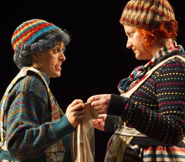 Mary Murray and Sorcha Fox in Fishamble's 'Tiny Plays for Ireland 2'. Photo: Pat Redmond