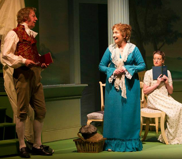 Pride and Prejudice at The Gate Theatre in an adaptation by James Maxwell. Photo by Pat Redmond.