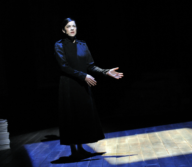 Camille O'Sullivan in 'The Rape of Lucrece' by the Royal Shakespeare Company at Dublin Theatre Festival. Photo: Keith Pattison