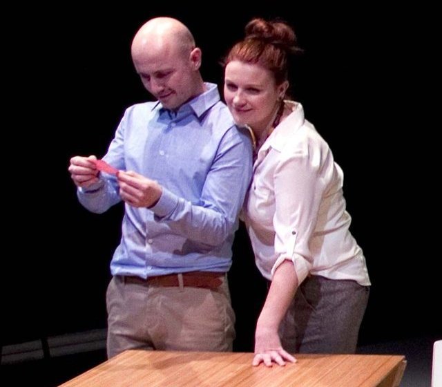 Peter Daly and Niamh McCann in Rough Magic's production of 'Jezebel' by Mark Cantan.