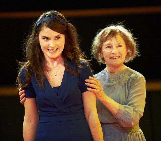 Judith Roddy and Aine Ní Mhuirí in Pan Pan's production of Ibsen's 'A Doll House'. Photo: Ros Kavanagh