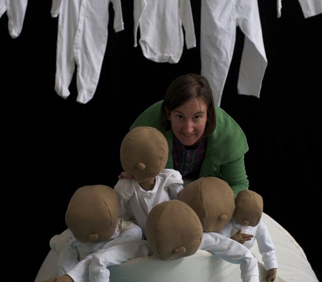 Niamh Lawlor in 'Tic Teac, Tic Teac' presented by Púca Puppets. Photo: Margaret Lonergan