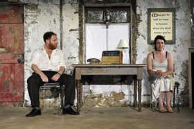 David Ganly and Susan Lynch in 'The Beauty Queen of Leenane'. Photo: Keith Pattison