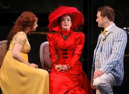 Gemma Reeves, Stockard Channing and Rory Nolan in 'The Importance of Being Earnest.' Photo: Anthony Woods